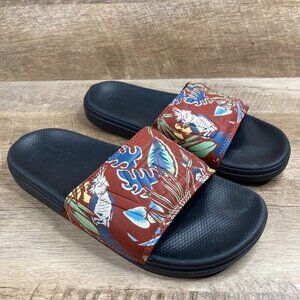 VANS La Costa Slide On Sandals Hawaiian Jungle Shoes Mens Sz 4 Womens Sz 5.5 NEW